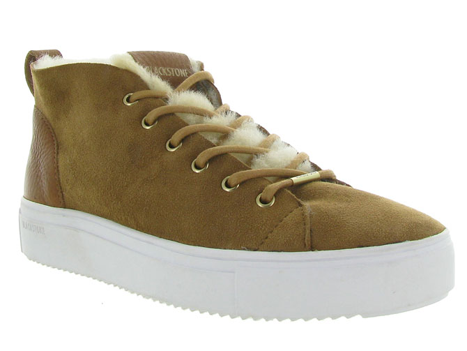 baskets et sneakers - Tendance - femme - Nubuck - Jaune - Black stone