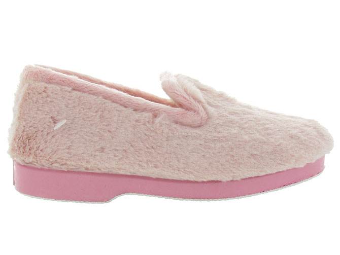 chaussons et pantoufles - Charentaise - femme - Toile Jean - Rose - La maison de l espadrille4415402_2