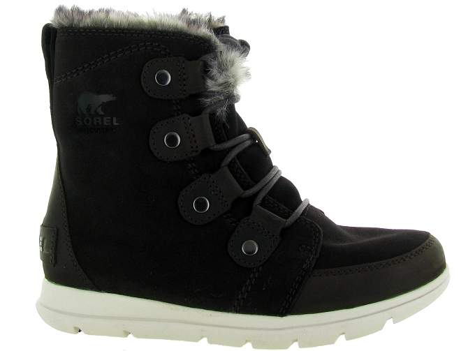 apres ski bottes fourrees - Botte de neige - femme - Cuir - Noir - Sorel4417704_2