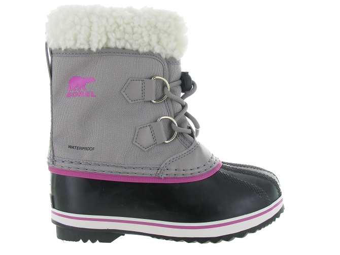 apres ski bottes fourrees -  - junior fille - Nylon - Gris - Sorel4426702_2