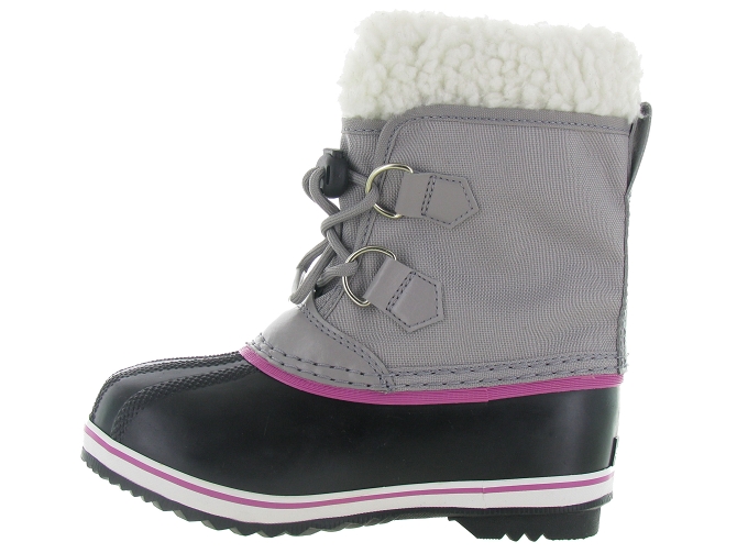 apres ski bottes fourrees -  - junior fille - Nylon - Gris - Sorel4426702_4