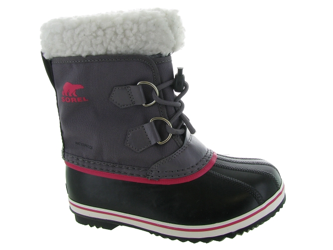 apres ski bottes fourrees -  - junior fille - Nylon - Anthracite - Sorel