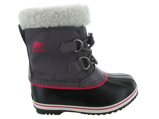 apres ski bottes fourrees -  - junior fille - Nylon - Anthracite - Sorel4426703_2