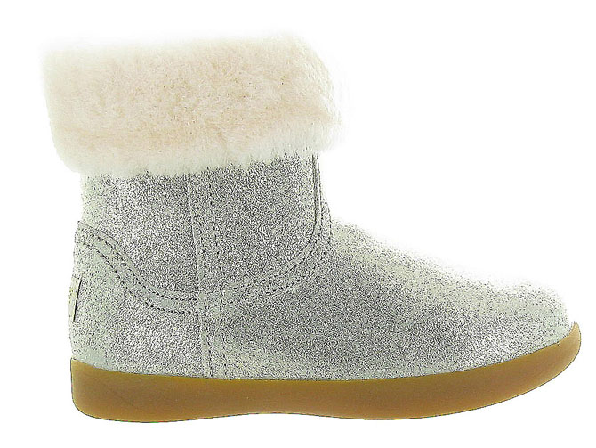 apres ski bottes fourrees -  - bebe fille - Cuir laminé - Or - Ugg australia4458501_2