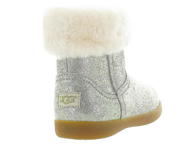 apres ski bottes fourrees -  - bebe fille - Cuir laminé - Or - Ugg australia4458501_4