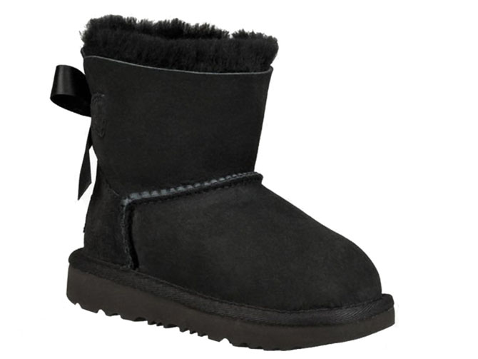 apres ski bottes fourrees -  - junior fille - Nubuck - Noir - Ugg australia