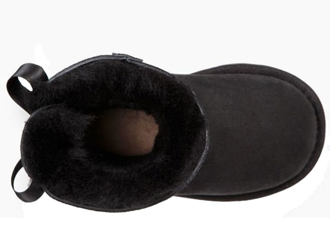 apres ski bottes fourrees -  - junior fille - Nubuck - Noir - Ugg australia4459002_3