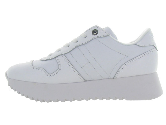 baskets et sneakers - Tendance - femme - Cuir - Blanc - Tommy hilfiger4469001_4