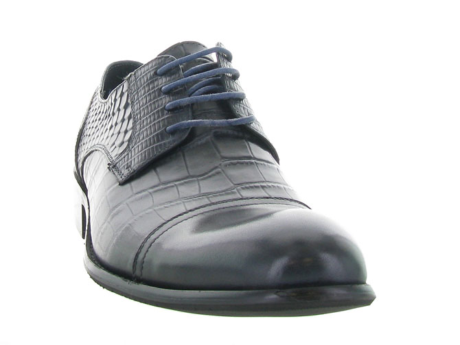 chaussures a lacets - Cérémonie - homme - Cuir - Bleu - Kdopa4476602_3