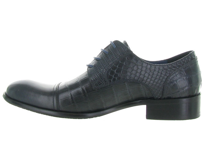 chaussures a lacets - Cérémonie - homme - Cuir - Bleu - Kdopa4476602_4