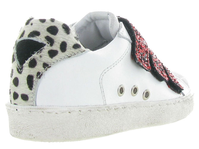 baskets et sneakers -  - junior fille - Cuir - Blanc - Semerdjian4483701_5