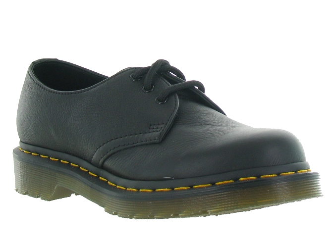 chaussures a lacets - Derby & Richelieu chic - femme - Cuir - Noir - Doc martens