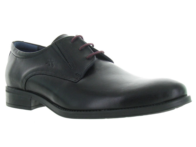 chaussures a lacets - Cérémonie - homme - Cuir - Noir - Fluchos