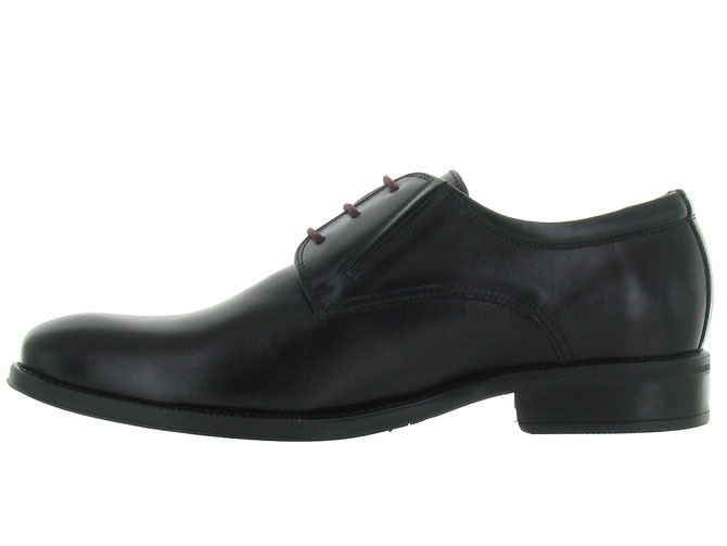 chaussures a lacets - Cérémonie - homme - Cuir - Noir - Fluchos4514701_4