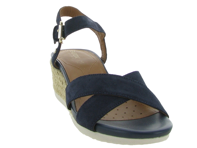 sandales et nu pieds - Corde - femme - Nubuck - Bleu - Geox4541302_3