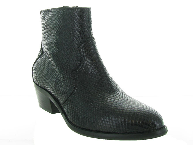 bottines et boots - Classique & Chic - femme - Cuir - Noir - Julie dee4557501_3