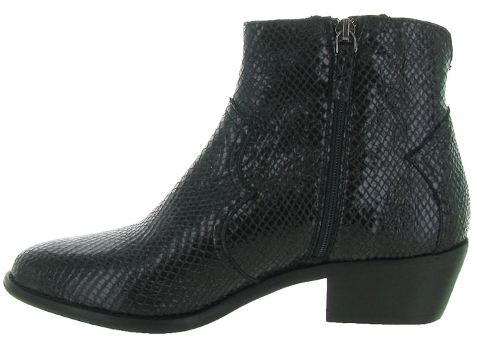 bottines et boots - Classique & Chic - femme - Cuir - Noir - Julie dee4557501_4