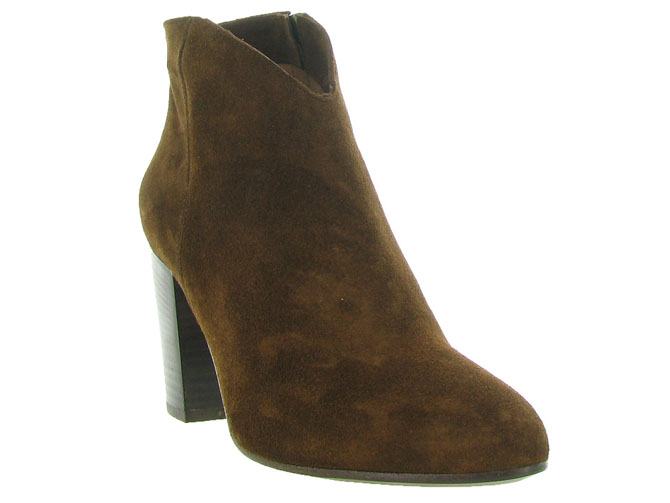 bottines et boots - Classique & Chic - femme - Cuir - Marron - Julie dee4557601_3