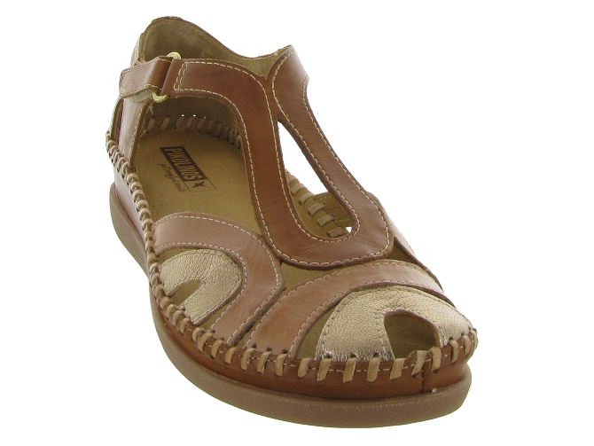 sandales et nu pieds - Confort - femme - Cuir - Marron - Pikolinos4564703_3