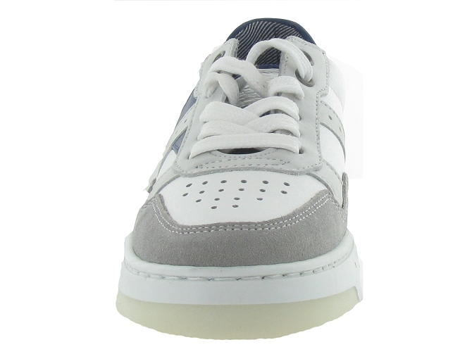 baskets et sneakers -  - junior garcon - Cuir - Blanc - Bullboxer4593001_3