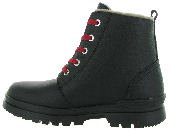 apres ski bottes fourrees - Chaussures neige - homme - Cuir - Noir - Oscar4632101_4