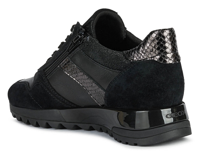 Chaussures Online | Geox Baskets Et Sneakers D04aqa Tabelya Noir Femme