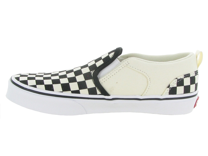 Vans damier outlet blanc et noir