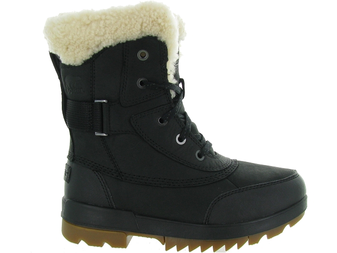 apres ski bottes fourrees - Bottine chaude - femme - Cuir - Noir - Sorel4645002_2