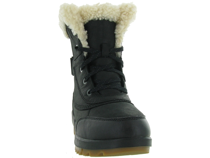 apres ski bottes fourrees - Bottine chaude - femme - Cuir - Noir - Sorel4645002_3