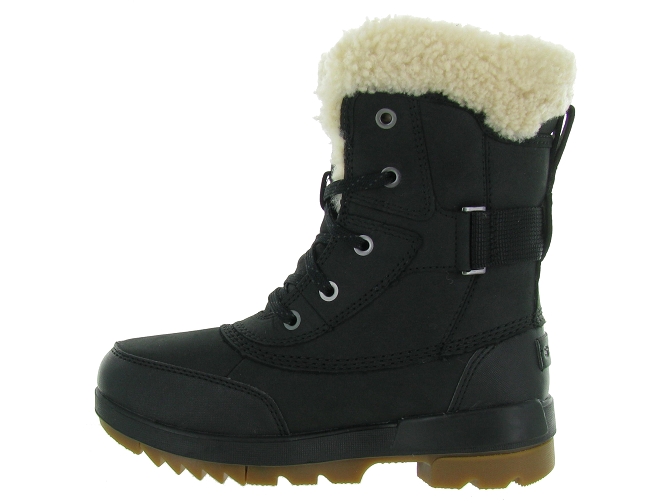 apres ski bottes fourrees - Bottine chaude - femme - Cuir - Noir - Sorel4645002_4