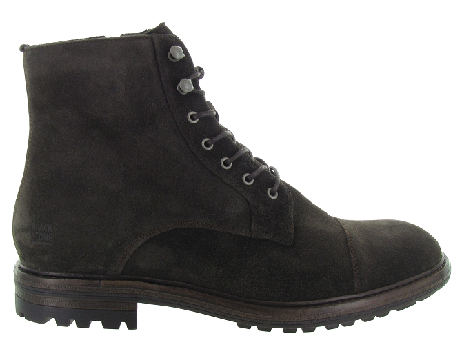 bottines et boots - Casual  - homme - Nubuck - Marron - Black stone4670202_2