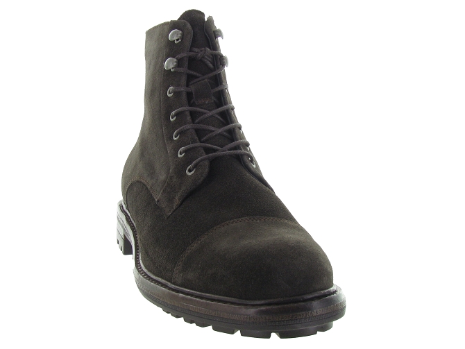 bottines et boots - Casual  - homme - Nubuck - Marron - Black stone4670202_3