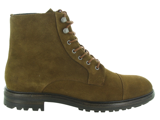 bottines et boots - Casual  - homme - Nubuck - Marron - Black stone4670203_2