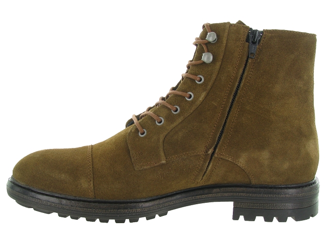 bottines et boots - Casual  - homme - Nubuck - Marron - Black stone4670203_4