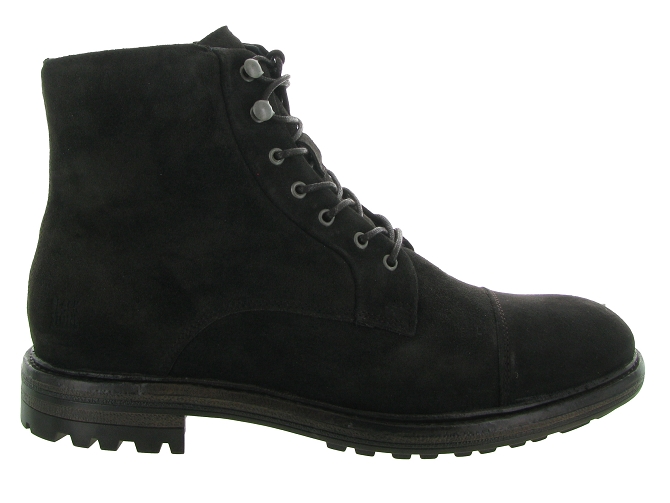 bottines et boots - Casual  - homme - Nubuck - Marron - Black stone4670204_2