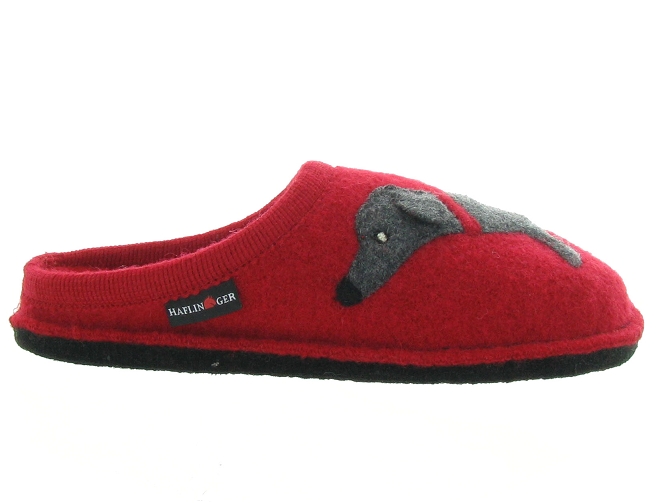 chaussons et pantoufles -  - femme - Feutrine - Rouge - Haflinger4695801_2