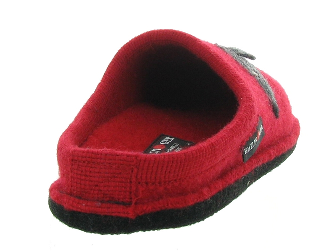 chaussons et pantoufles -  - femme - Feutrine - Rouge - Haflinger4695801_5