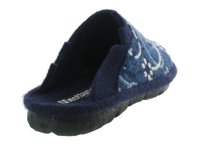 chaussons et pantoufles - Mules Sabots - femme - Toile Jean - Bleu - Westland4698502_5