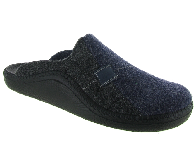 chaussons et pantoufles - Mules Sabots - homme - Toile Jean - Bleu - Westland