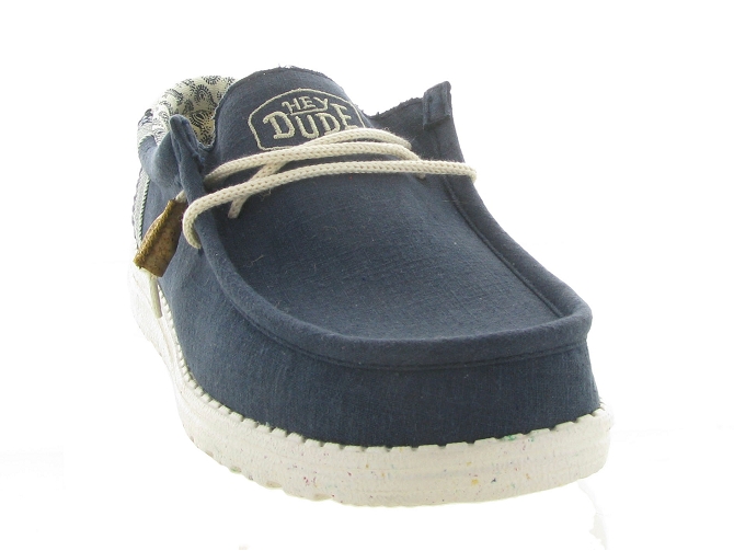 baskets et sneakers - Confort - homme - Toile Jean - Bleu - Hey dude4703702_3