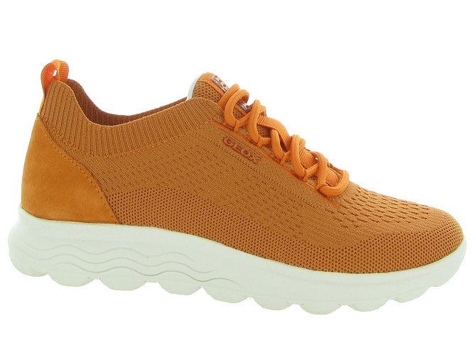 baskets et sneakers - Confort - femme - Textile - Orange - Geox4709708_2