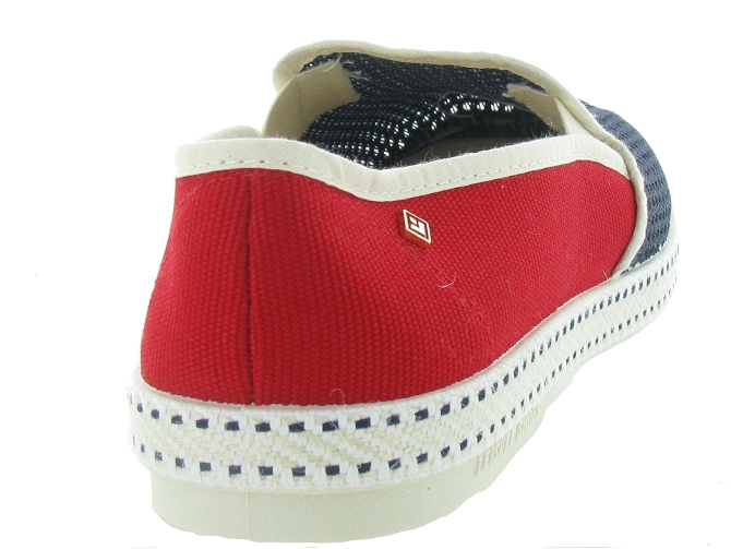 espadrilles -  - homme - Toile Jean - Rouge - Rivieras4712703_5