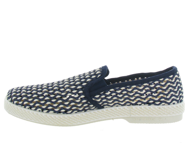 espadrilles - Espadrille plate - femme - Toile Jean - Bleu - Rivieras4713301_4