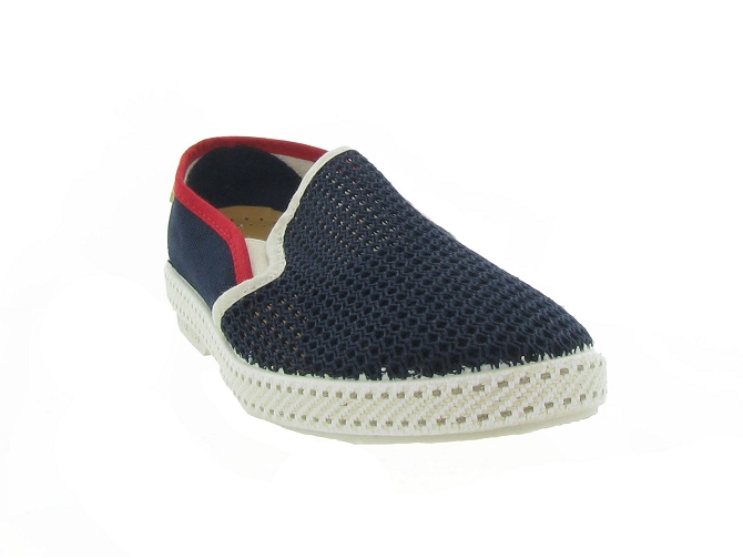 espadrilles - Espadrille plate - femme - Toile Jean - Bleu - Rivieras