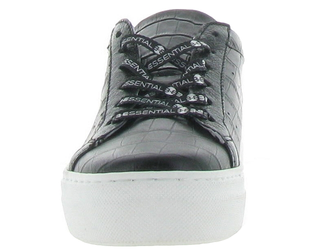 B essential baskets et sneakers be plain noir4739001_3