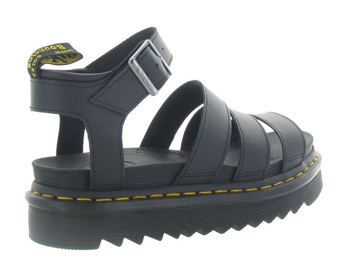 sandales et nu pieds - Confort - femme - Cuir - Noir - Doc martens4743402_5