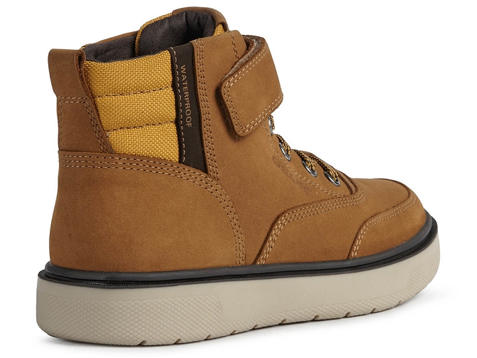 chaussures a lacets -  - junior garcon - Nubuck - Chestnut - Geox4754201_4