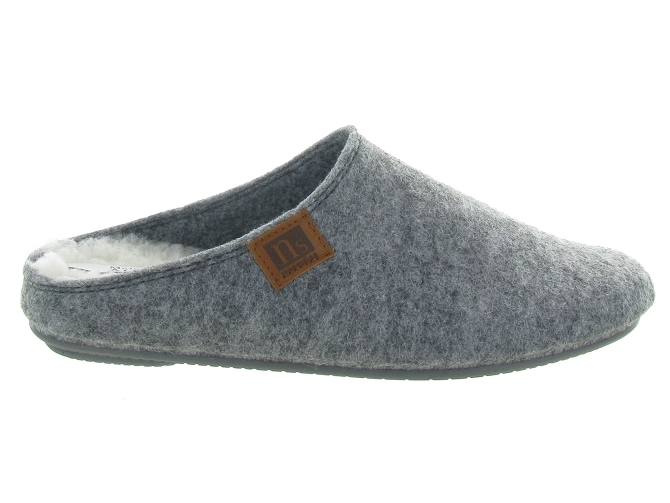 chaussons et pantoufles - Mules Sabots - femme - Synthétique - Gris - Maison armando4757301_2