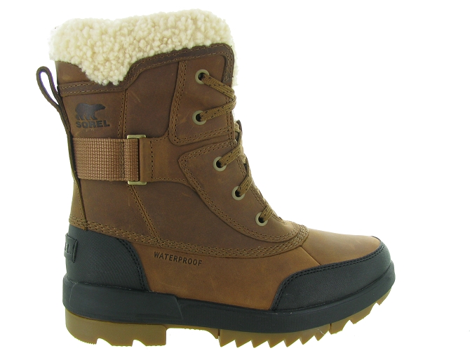 apres ski bottes fourrees - Bottine chaude - femme - Cuir - Marron - Sorel4760602_2