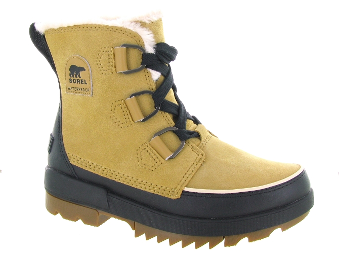 apres ski bottes fourrees - Botte de neige - femme - Nubuck - Camel - Sorel